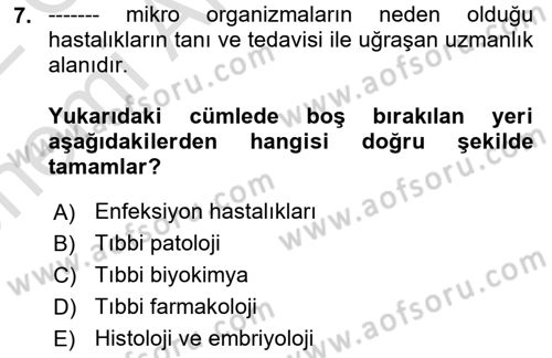 Sağlık Kurumları Yönetimi 2 Dersi 2021 - 2022 Yılı (Vize) Ara Sınav Soruları 7. Soru