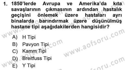 Sağlık Kurumları Yönetimi 2 Dersi 2022 - 2023 Yılı Yaz Okulu Sınav Soruları 1. Soru
