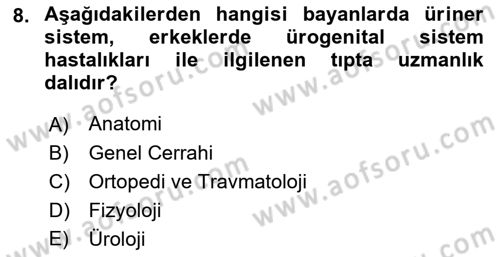 Sağlık Kurumları Yönetimi 2 Dersi 2022 - 2023 Yılı Yaz Okulu Sınav Soruları 8. Soru