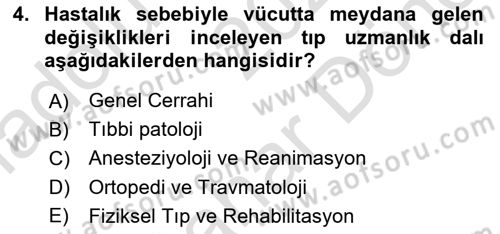 Sağlık Kurumları Yönetimi 2 Dersi 2023 - 2024 Yılı (Final) Dönem Sonu Sınav Soruları 4. Soru