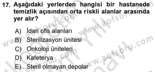 Sağlık Kurumları Yönetimi 2 Dersi 2024 - 2025 Yılı (Vize) Ara Sınav Soruları 17. Soru