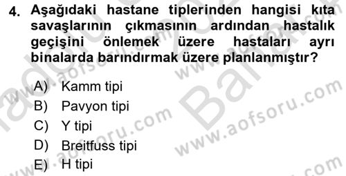 Sağlık Kurumları Yönetimi 2 Dersi 2024 - 2025 Yılı (Vize) Ara Sınav Soruları 4. Soru