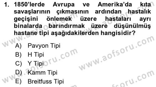Sağlık Kurumları Yönetimi 2 Dersi 2024 - 2025 Yılı Yaz Okulu Sınav Soruları 1. Soru
