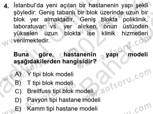 Sağlık Kurumları Yönetimi 2 Dersi 2025 - 2026 Yılı (Vize) Ara Sınav Soruları 4. Soru