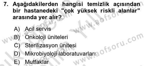 Sağlık Kurumları Yönetimi 2 Dersi 2025 - 2026 Yılı Yaz Okulu Sınav Soruları 7. Soru