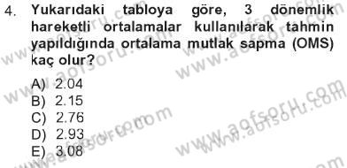 Sağlık Kurumlarında Operasyon Yönetimi Dersi 2012 - 2013 Yılı Tek Ders Sınav Soruları 4. Soru