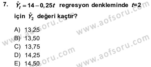 Sağlık Kurumlarında Operasyon Yönetimi Dersi Ara Sınavı Deneme Sınav Soruları 7. Soru