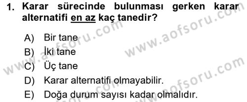 Sağlık Kurumlarında Operasyon Yönetimi Dersi 2015 - 2016 Yılı (Final) Dönem Sonu Sınav Soruları 1. Soru
