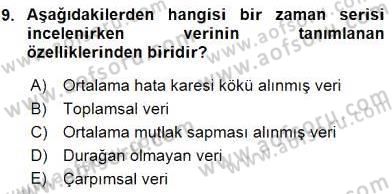 Sağlık Kurumlarında Operasyon Yönetimi Dersi Ara Sınavı Deneme Sınav Soruları 9. Soru