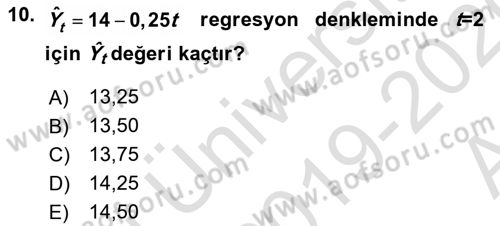 Sağlık Kurumlarında Operasyon Yönetimi Dersi Ara Sınavı Deneme Sınav Soruları 10. Soru
