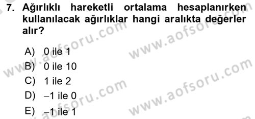Sağlık Kurumlarında Operasyon Yönetimi Dersi 2023 - 2024 Yılı (Vize) Ara Sınav Soruları 7. Soru