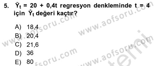 Sağlık Kurumlarında Operasyon Yönetimi Dersi 2024 - 2025 Yılı Yaz Okulu Sınav Soruları 5. Soru
