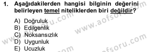 Sağlık Kurumlarında Bilgi Sistemleri Dersi 2014 - 2015 Yılı Tek Ders Sınav Soruları 1. Soru