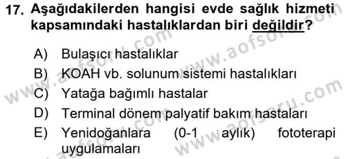 Sağlık Kurumlarında Bilgi Sistemleri Dersi 2016 - 2017 Yılı 3 Ders Sınav Soruları 17. Soru
