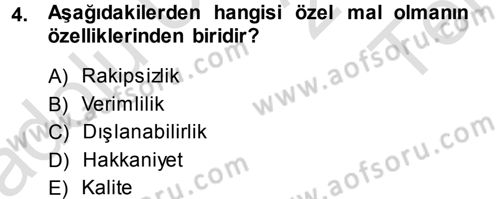 Sağlık Sigortacılığı Dersi 2013 - 2014 Yılı Tek Ders Sınav Soruları 4. Soru