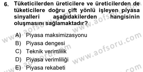 Sağlık Sigortacılığı Dersi 2015 - 2016 Yılı (Vize) Ara Sınav Soruları 6. Soru