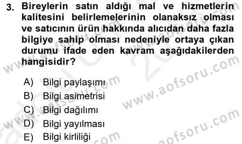 Sağlık Sigortacılığı Dersi 2017 - 2018 Yılı 3 Ders Sınav Soruları 3. Soru