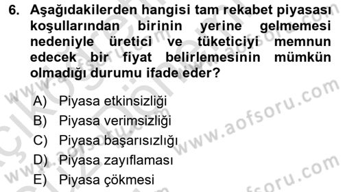 Sağlık Sigortacılığı Dersi 2021 - 2022 Yılı (Vize) Ara Sınav Soruları 6. Soru