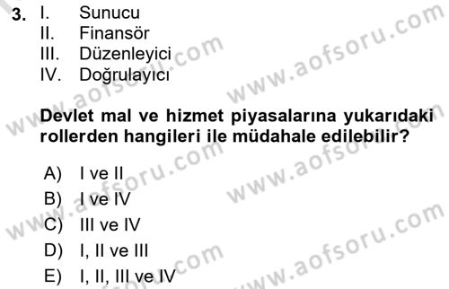 Sağlık Sigortacılığı Dersi 2021 - 2022 Yılı Yaz Okulu Sınav Soruları 3. Soru