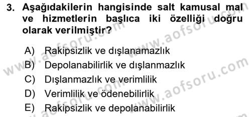 Sağlık Sigortacılığı Dersi 2022 - 2023 Yılı (Vize) Ara Sınav Soruları 3. Soru