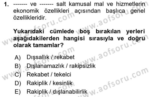Sağlık Sigortacılığı Dersi 2022 - 2023 Yılı (Final) Dönem Sonu Sınav Soruları 1. Soru