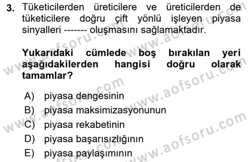 Sağlık Sigortacılığı Dersi 2024 - 2025 Yılı (Vize) Ara Sınav Soruları 3. Soru