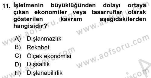 Sağlık Sigortacılığı Dersi 2025 - 2026 Yılı (Vize) Ara Sınav Soruları 11. Soru