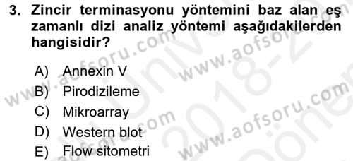 Tibbi Cihaz Ve Malzemeler Dersi 2018 - 2019 Yılı (Final) Dönem Sonu Sınavı 3. Soru