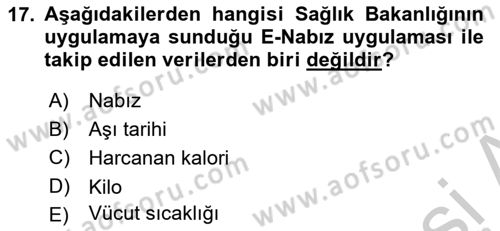 Tibbi Cihaz Ve Malzemeler Dersi 2018 - 2019 Yılı Yaz Okulu Sınavı 17. Soru