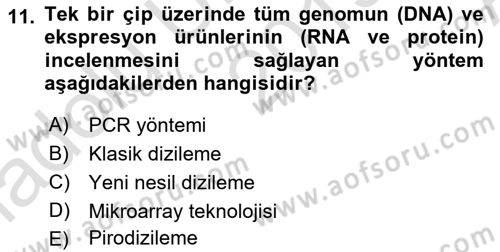 Tibbi Cihaz Ve Malzemeler Dersi 2019 - 2020 Yılı (Vize) Ara Sınavı 11. Soru