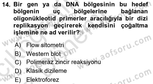 Tibbi Cihaz Ve Malzemeler Dersi 2019 - 2020 Yılı (Vize) Ara Sınavı 14. Soru