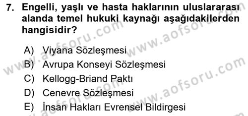 Bakım Elemanı Yetiştirme Ve Geliştirme 1 Dersi 2022 - 2023 Yılı Yaz Okulu Sınav Soruları 7. Soru