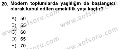 Bakım Elemanı Yetiştirme Ve Geliştirme 1 Dersi 2024 - 2025 Yılı Yaz Okulu Sınav Soruları 20. Soru