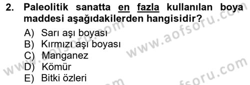 Akdeniz Uygarlıkları Sanatı Dersi 2012 - 2013 Yılı (Final) Dönem Sonu Sınav Soruları 2. Soru