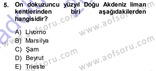 Akdeniz Uygarlıkları Sanatı Dersi Ara Sınavı Deneme Sınav Soruları 5. Soru