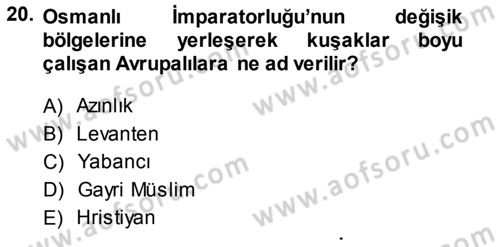 Akdeniz Uygarlıkları Sanatı Dersi 2014 - 2015 Yılı Tek Ders Sınavı 20. Soru