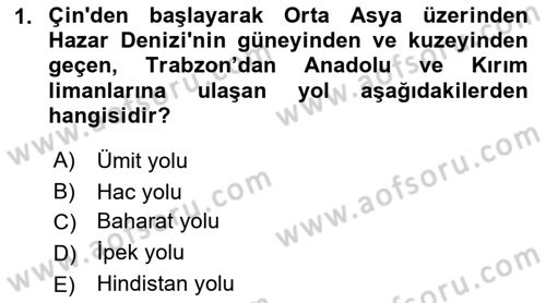 Akdeniz Uygarlıkları Sanatı Dersi 2022 - 2023 Yılı Yaz Okulu Sınavı 1. Soru