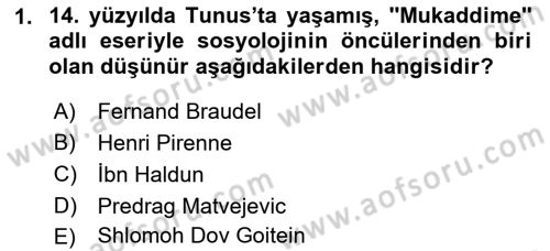 Akdeniz Uygarlıkları Sanatı Dersi Ara Sınavı Deneme Sınav Soruları 1. Soru