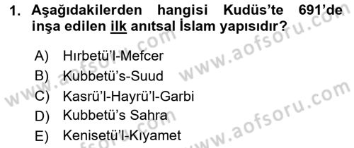 Akdeniz Uygarlıkları Sanatı Dersi 2023 - 2024 Yılı Yaz Okulu Sınav Soruları 1. Soru