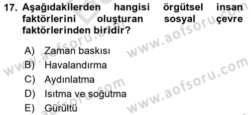 Havacılık Terminolojisi Dersi 2021 - 2022 Yılı (Final) Dönem Sonu Sınav Soruları 17. Soru
