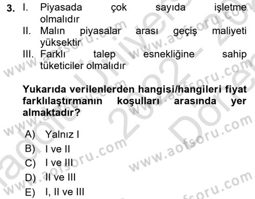 Havayolu İşletmelerinde Finansal Yönetim Dersi 2022 - 2023 Yılı (Final) Dönem Sonu Sınav Soruları 3. Soru