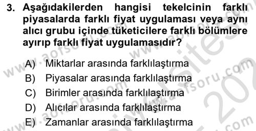 Havayolu İşletmelerinde Finansal Yönetim Dersi 2023 - 2024 Yılı (Final) Dönem Sonu Sınav Soruları 3. Soru