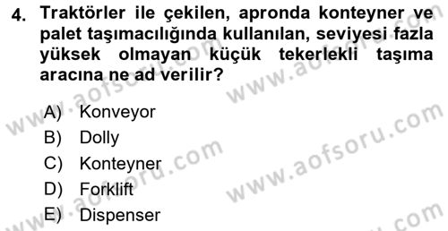 Temel Harekat Hizmetleri ve Ramp Dersi 2023 - 2024 Yılı (Vize) Ara Sınavı 4. Soru