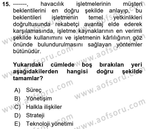 İnsan İlişkileri ve İletişim Dersi 2022 - 2023 Yılı Yaz Okulu Sınav Soruları 15. Soru