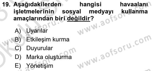 İnsan İlişkileri ve İletişim Dersi 2022 - 2023 Yılı Yaz Okulu Sınav Soruları 19. Soru