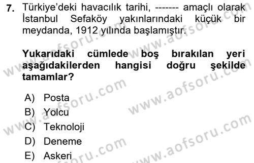 İnsan İlişkileri ve İletişim Dersi 2023 - 2024 Yılı (Final) Dönem Sonu Sınav Soruları 7. Soru