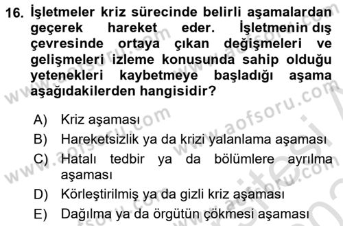 İnsan İlişkileri ve İletişim Dersi 2023 - 2024 Yılı Yaz Okulu Sınav Soruları 16. Soru