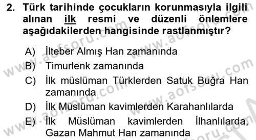Sosyal Hizmete Giriş Dersi 2024 - 2025 Yılı (Final) Dönem Sonu Sınav Soruları 2. Soru