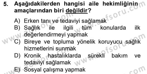 Sosyal Hizmet Kuruluşları Dersi 2013 - 2014 Yılı Tek Ders Sınav Soruları 5. Soru