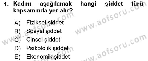 Sosyal Hizmet Kuruluşları Dersi 2016 - 2017 Yılı (Vize) Ara Sınav Soruları 1. Soru